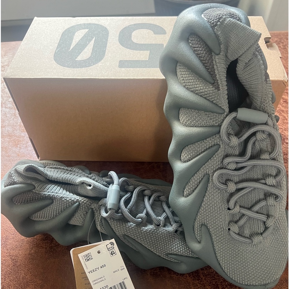 Unisex Men Size 8 - Women Size 9 - adidas Yeezy 450 Stone Marine